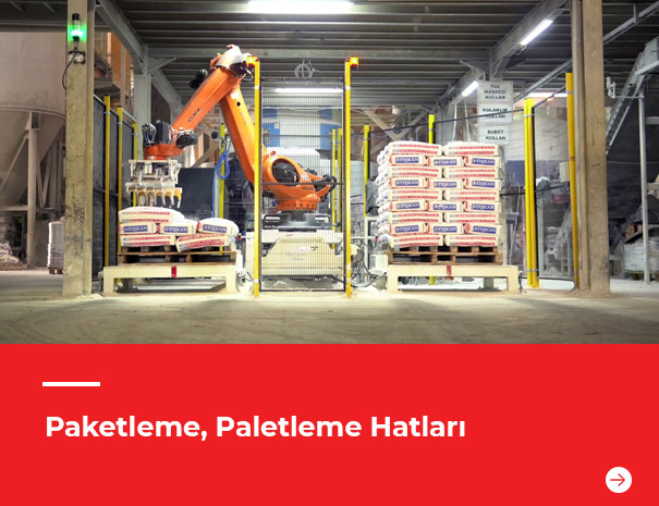 Paketleme, Paletleme Hatları red