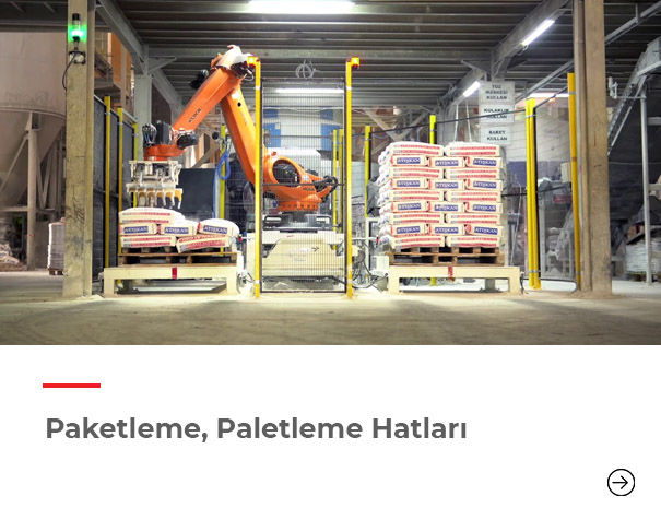 Paketleme, Paletleme Hatları