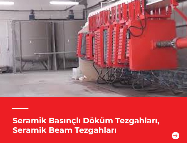 Seramik Basınçlı Döküm Tezgahları RED